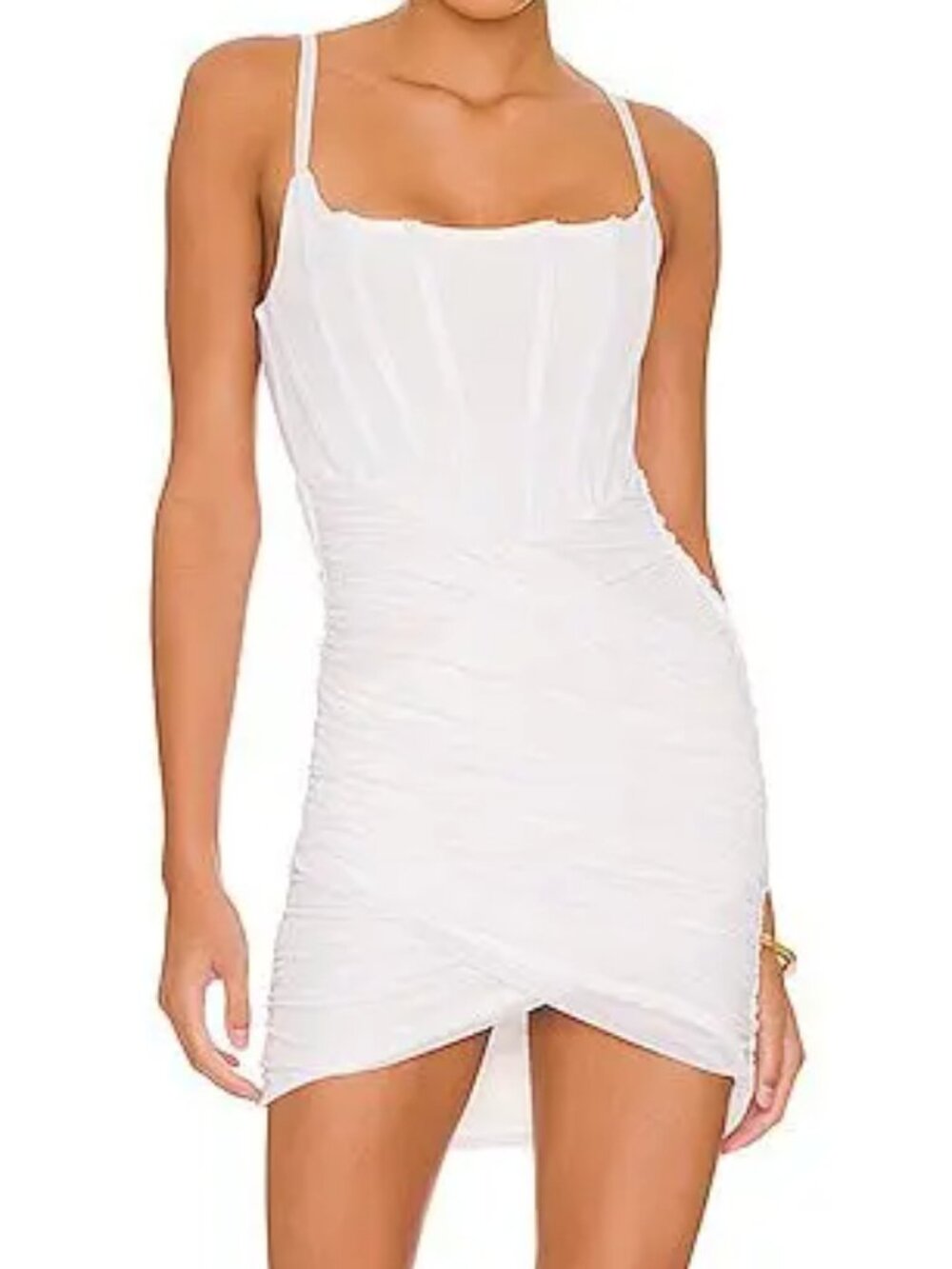 NWT Revolve OW Collection Diana Corset Mini Dress in White 4